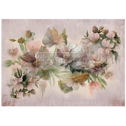Re Design - A1 Decoupage Fiber Paper - Wisp Of Mauve 59x84cm