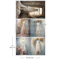 Re Design Tissue Paper PACK - Whispers of White 3st Ark á 48x76cm