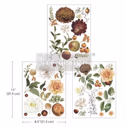 Re Design Décor Transfers®- Seasonal Splendor - A4 (3-pack)