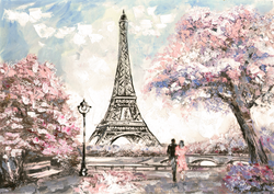Belles and Whistles Rice Papers - Springtime in Paris - A3 ca 28x42cm