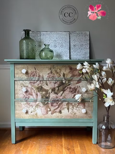 DECOUPAGEPAPPER - Belles & Wistles - A1 Rice Papers - Blushing Roses