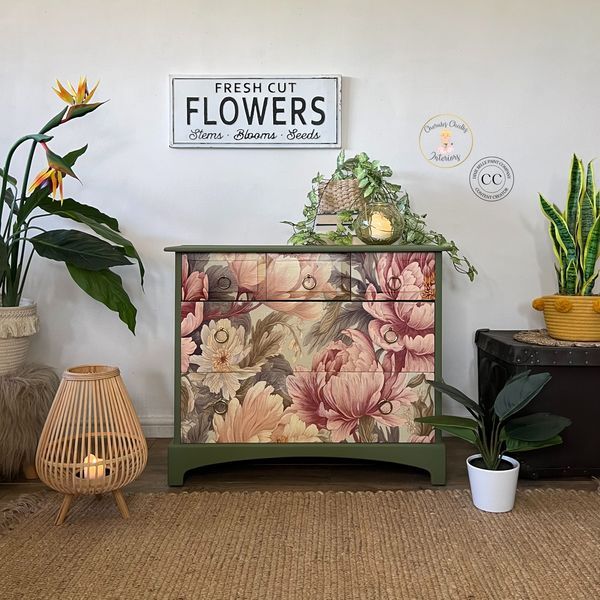 DECOUPAGEPAPPER - Belles & Wistles - A1 Rice Papers - Peaceful Peonies