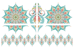 Belles and Whistles - Transfer - Kaleidoscope ca 94x61cm