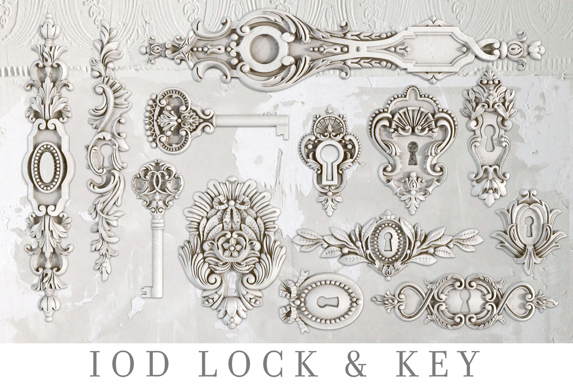 IOD Silkonform / Gjutform - Lock & Key