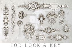 IOD Silkonform / Gjutform - Lock & Key