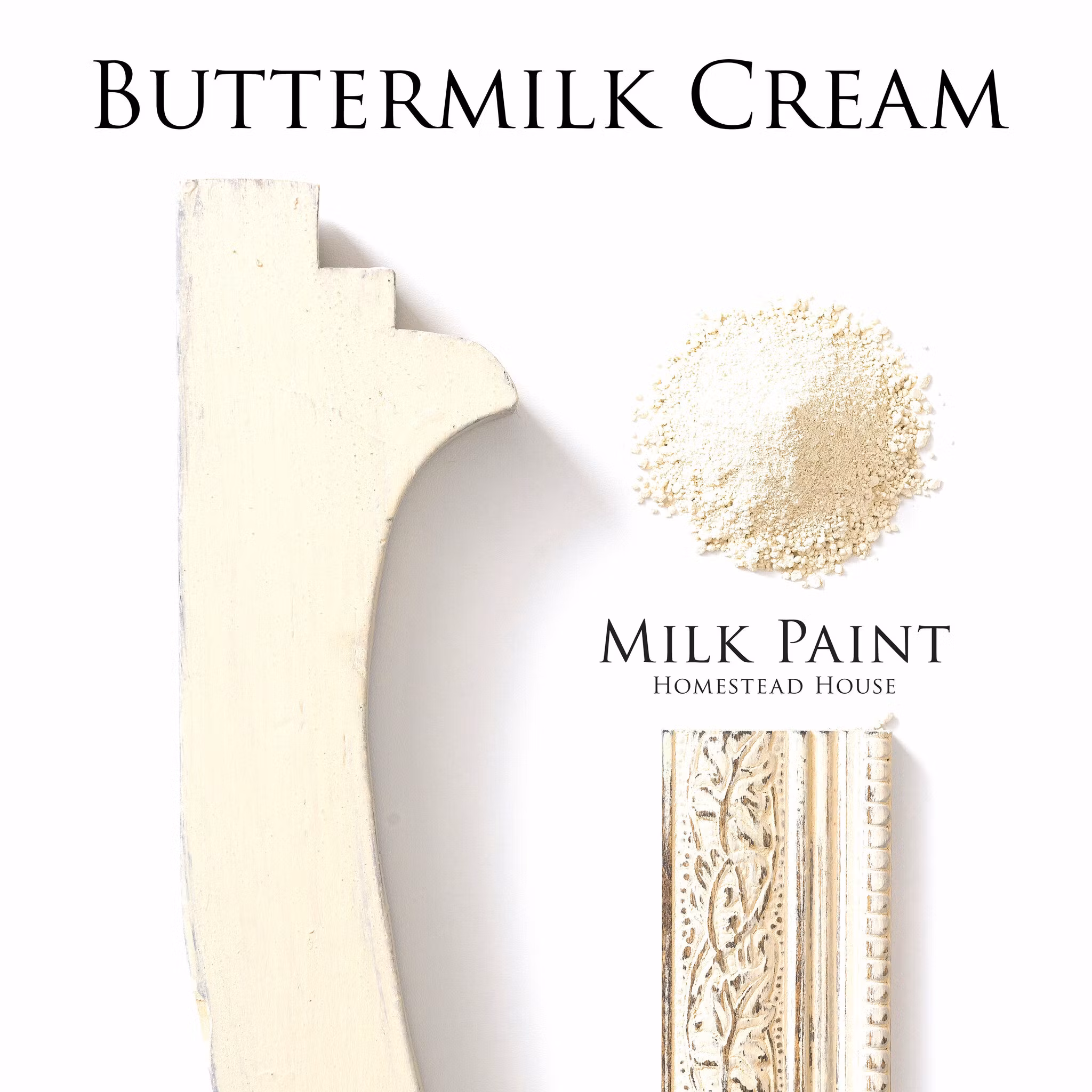 BUTTERMILK CREAM - Homestead House - Milk Paint - Kaseinfärg - Mjölkfärg