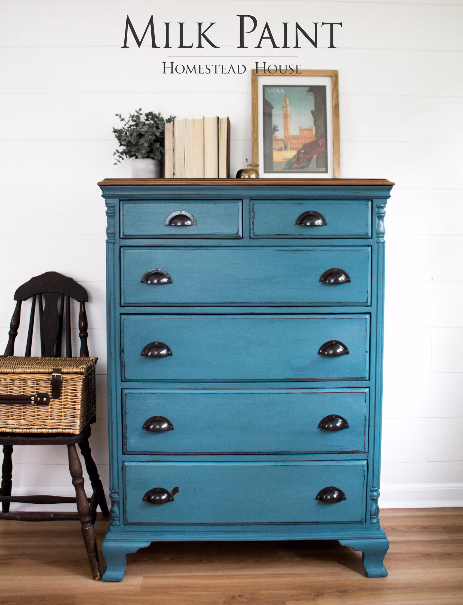 RENFREW BLUE - Homestead House - Milk Paint - Kaseinfärg - Mjölkfärg