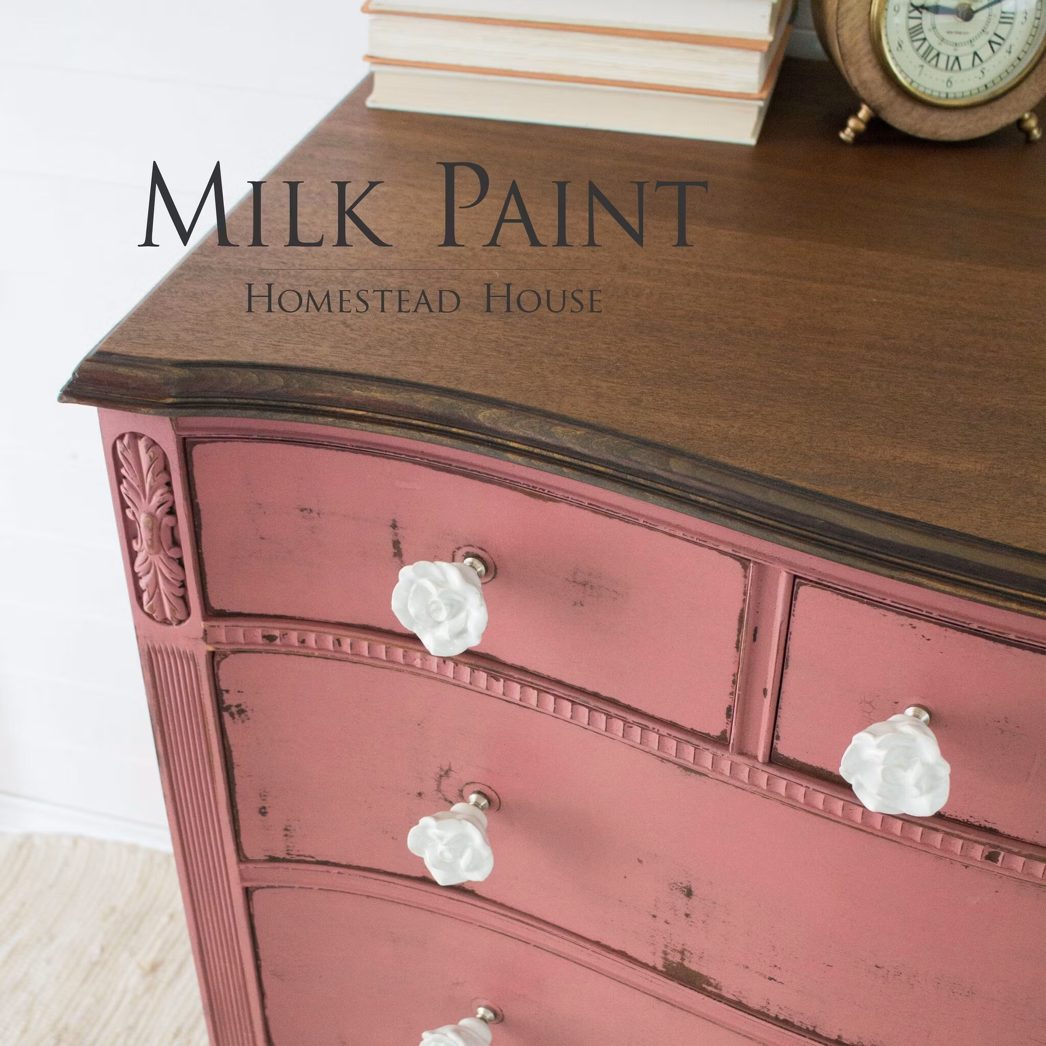 TEXAS ROSE - Homestead House - Milk Paint - Kaseinfärg - Mjölkfärg