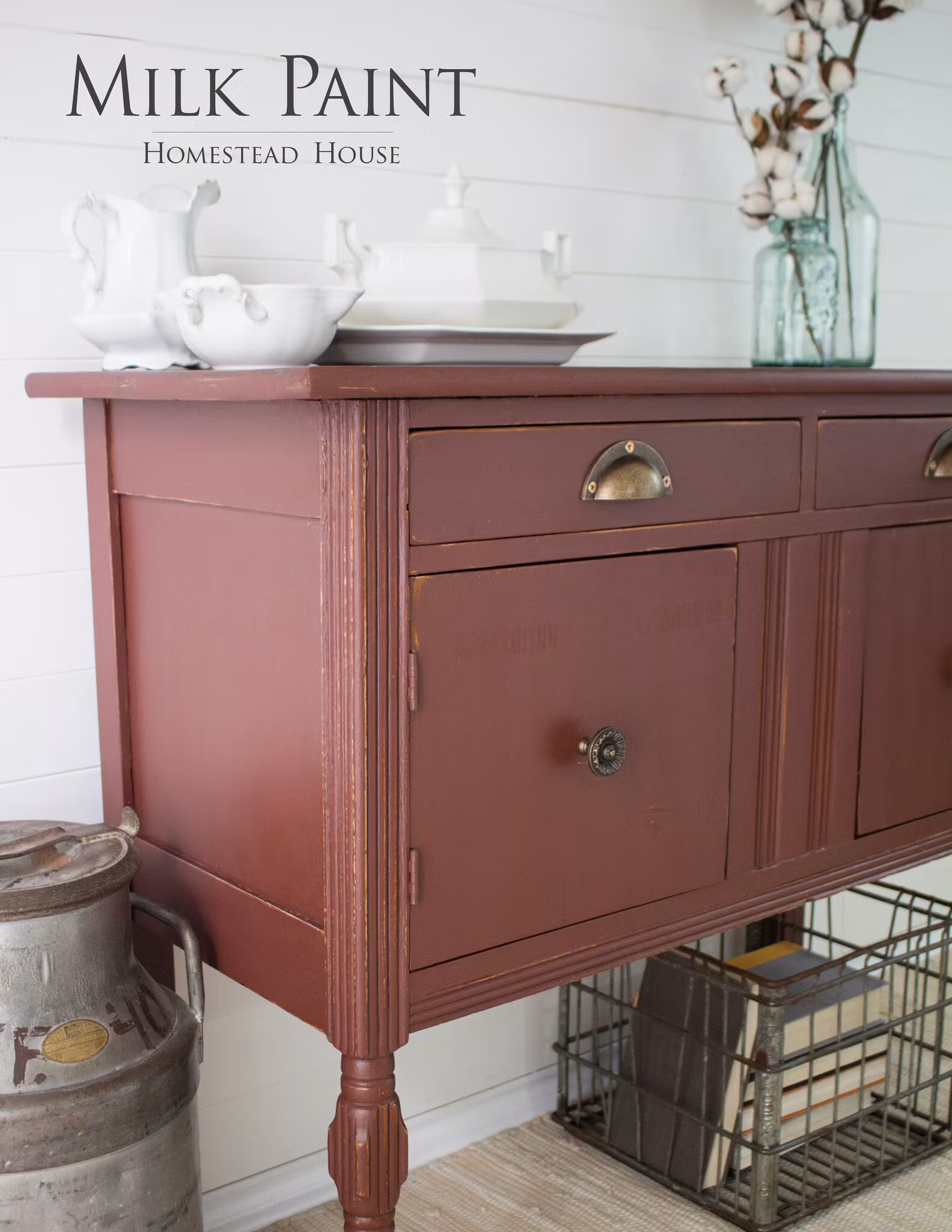 TRADING POST RED - Homestead House - Milk Paint - Kaseinfärg - Mjölkfärg