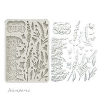 Stamperia - Silikonform - A5 (ca 14x21cm) - LAVENDER ELEMENTS