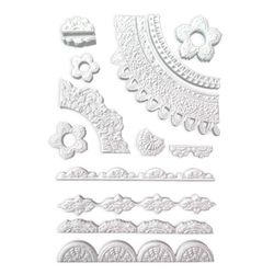 Stamperia - Silikonform - A5 (ca 14x21cm) - LACE BORDER