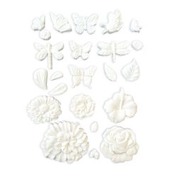 Stamperia - Silikonform - A5 (ca 14x21cm) - BUTTERFLIES & FLOWERS