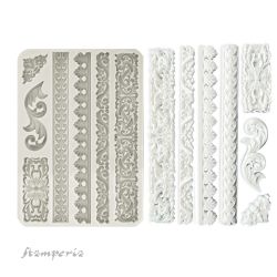 Stamperia - Silikonform - A5 (ca 14x21cm) - GREEK BORDERS