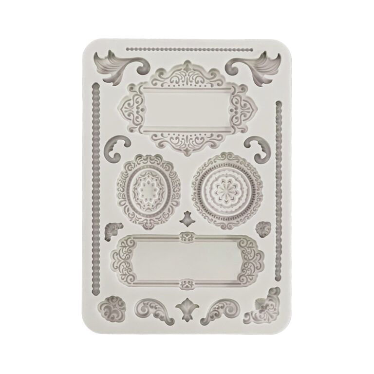 GJUTFORM - Stamperia Silikonform - FRAMES & PLATES