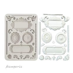 Stamperia - Silikonform - A5 (ca 14x21cm) - FRAMES & PLATES