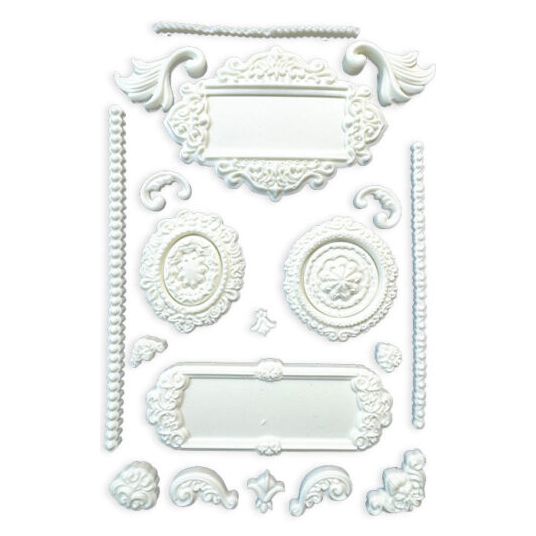 GJUTFORM - Stamperia Silikonform - FRAMES & PLATES
