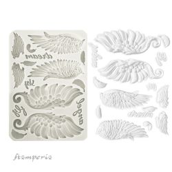 Stamperia - Silikonform - A5 (ca 14x21cm) - WINGS