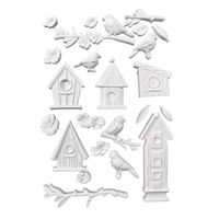 Stamperia - Silikonform - A5 (ca 14x21cm) - NESTS & BIRDS