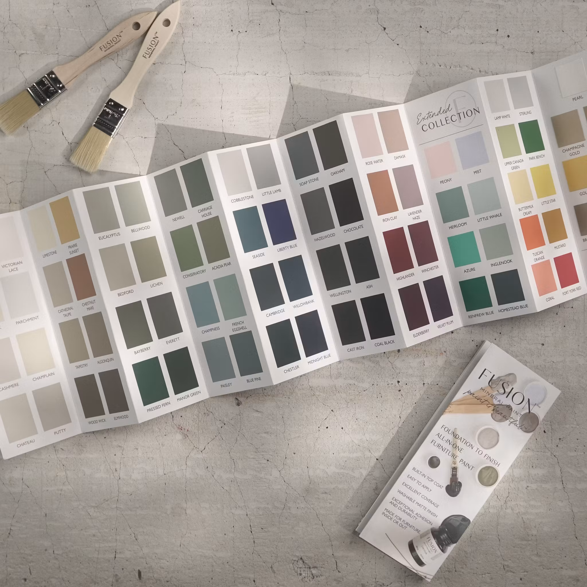 Fusion Mineral Paint - Färgkarta 2025