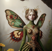 MINT - A1 Decoupagepapper (ca 59x84cm) - FOREST MUSE