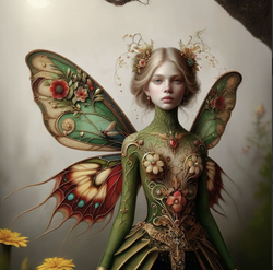 MINT - A1 Decoupagepapper (ca 59x84cm) - FOREST MUSE