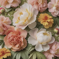 MINT - A1 Decoupagepapper (ca 59x84cm) - SUMMER BLUSH