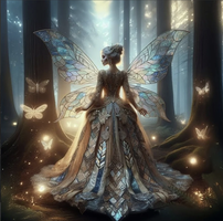 MINT - A3 Decoupagepapper (ca 30x42cm) - ENCHANTED GLOW