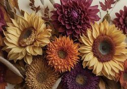 MINT - A3 Decoupagepapper (ca 30x42cm) - HARVEST BLOOM