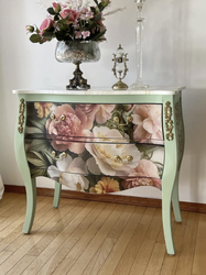 MINT - A3 Decoupagepapper (ca 30x42cm) - SUMMER BLUSH