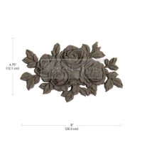ReDesign - Décor Poly - Flexibelt Ornament ca 20x12cm - TIMELESS PETALS