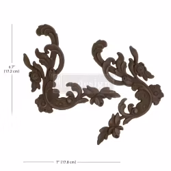 ReDesign - Décor Poly - Flexibla Ornament (2st) ca 17x17cm - INTRICATE GRACE