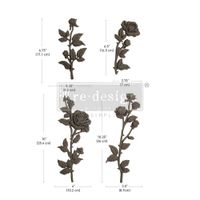 ReDesign - Décor Poly - Flexibla Ornament (4st) - PETALS IN HARMONY
