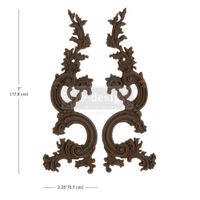 ReDesign - Décor Poly - Flexibla Ornament (2st) ca 17x6cm - SCROLL ENRICH