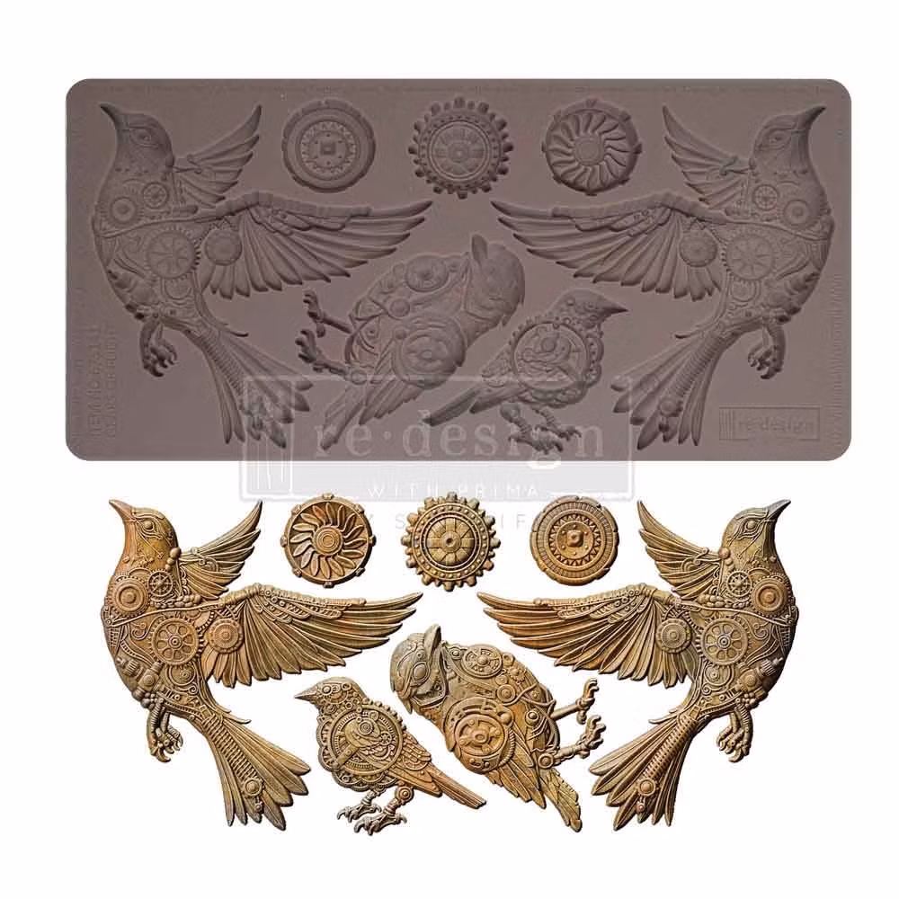 GJUTFORM - Re Design Décor Moulds - Silikonform - Gears of Flight