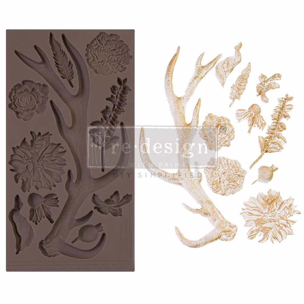 GJUTFORM - Re Design Décor Moulds - Silikonform - Loggers Lodge 1