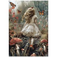 Re Design - A1 Decoupage Fiber Paper - Dreamlike Trails 59x84cm