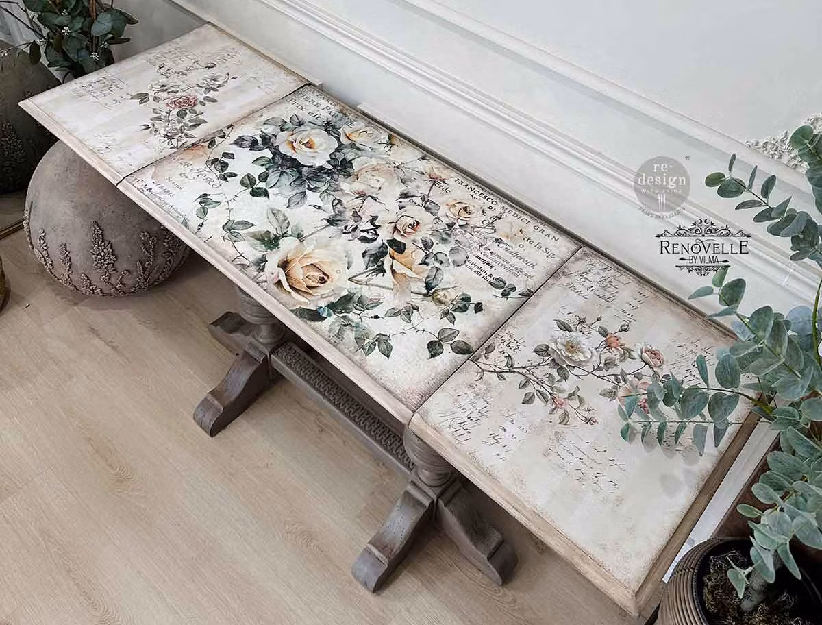 DECOUPAGE - Re Design - Decoupagepapper - My Garden Whimsy