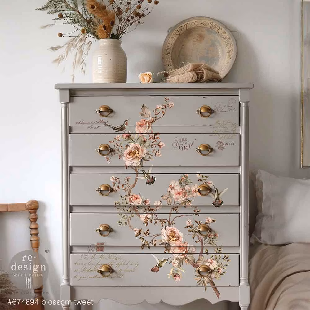 TRANSFERMOTIV - Re Design Décor Transfers - Blossom Tweet