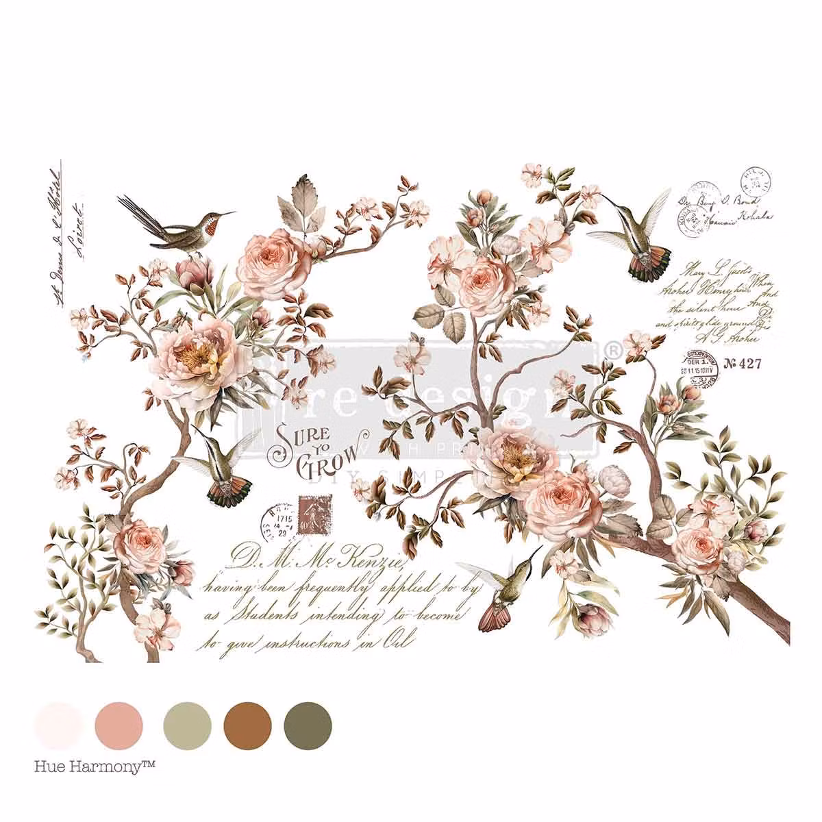 TRANSFERMOTIV - Re Design Décor Transfers - Blossom Tweet