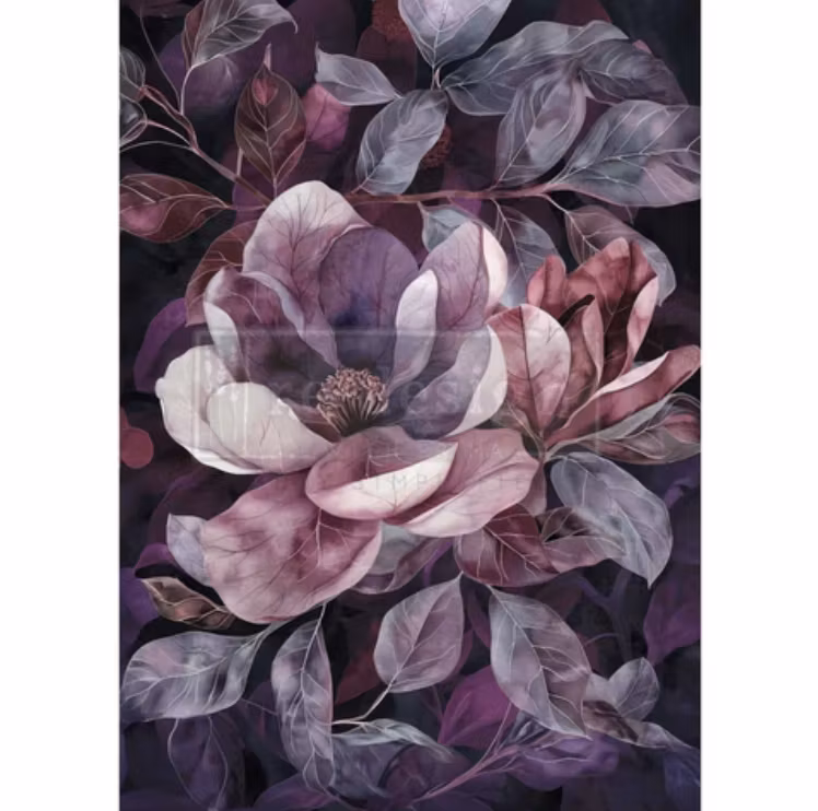 DECOUPAGE - Re Design - A1 Decoupagepapper - Violet Bloom