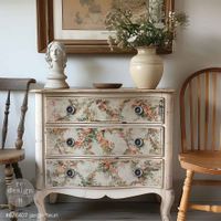 Re Design - Decoupage Fiber Paper - Jardin Fleuri 2-Pack  (49x76cm+A3)