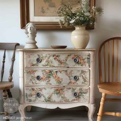 Re Design - Decoupage Fiber Paper - Jardin Fleuri 2-Pack  (49x76cm+A3)