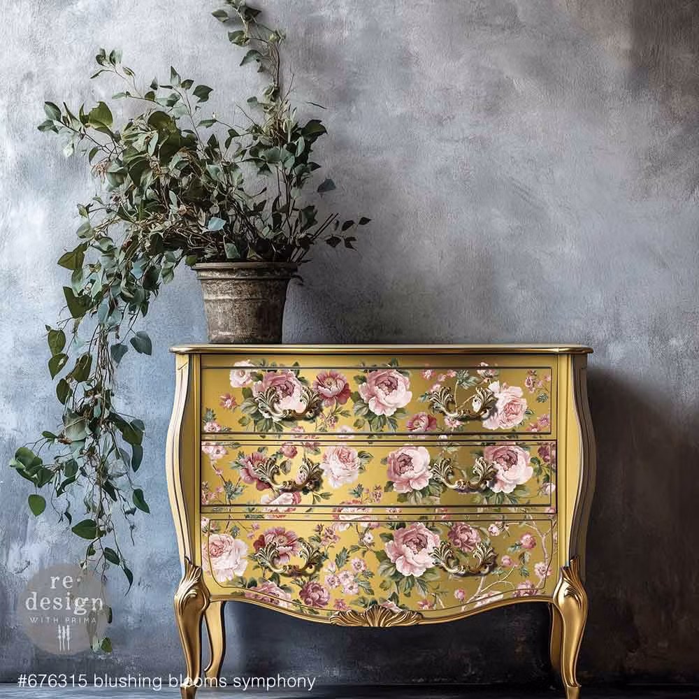 TRANSFERMOTIV - Re Design Décor Transfers - Blushing Blooms Symphony