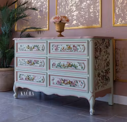 Re Design Décor Transfer Blushing Blooms Symphony - Mått: ca 61x89cm