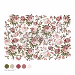 Re Design Décor Transfer Blushing Blooms Symphony - Mått: ca 61x89cm