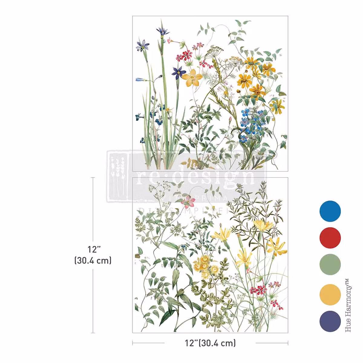 TRANSFERMOTIV - Re Design Décor Transfer - Eclat Floral