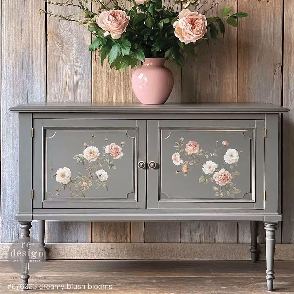 TRANSFERMOTIV - Re Design Décor Transfer - Creamy Blush Blooms