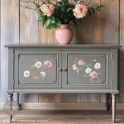 Re Design Décor Transfers®- Creamy Blush Blooms - A4 (3-pack)