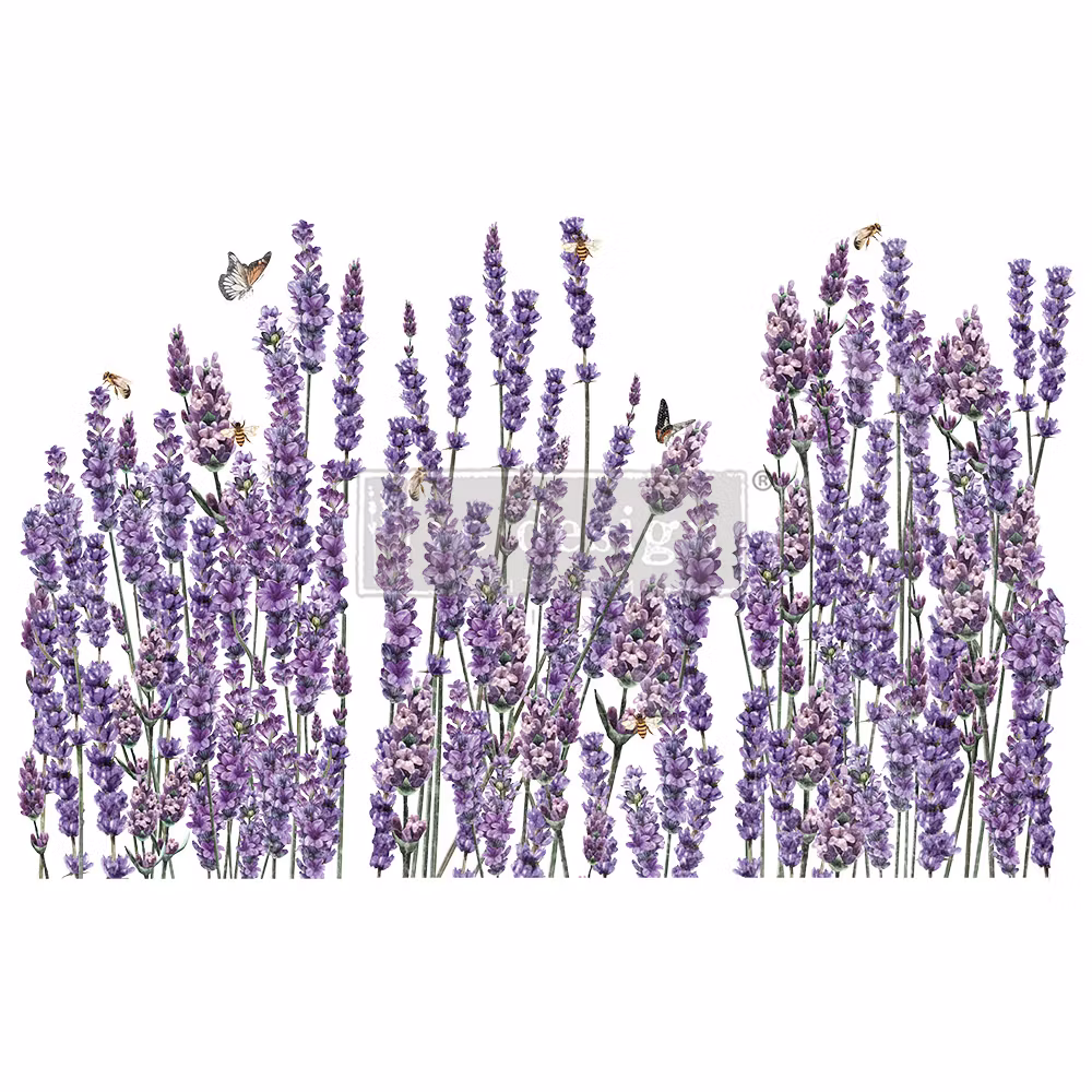 Re Design Décor Transfers® - Champs de Lavende ca 61x89cm