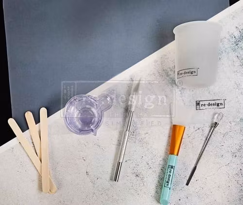 Re Design - RESIN TOOL SET  (18 delar) för gjutning med harts